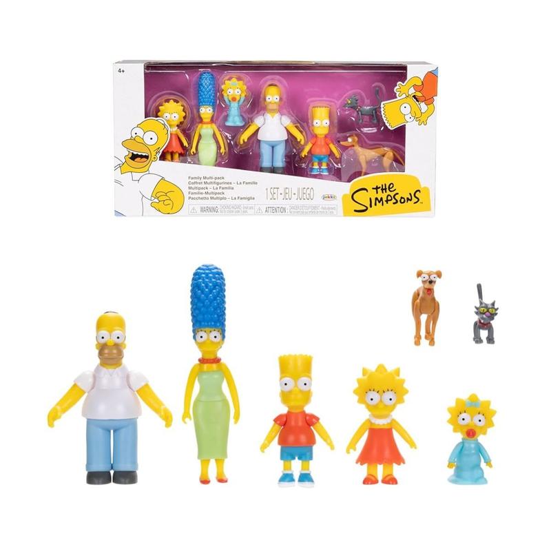 Bonecos The Simpsons Multipack Set Familia Completa 7u - Sunny